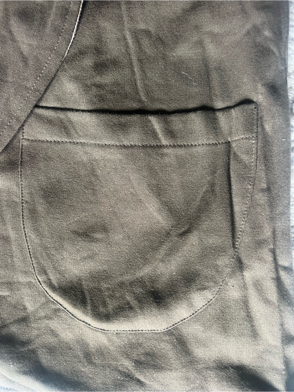 Olive Hooded Wrap Jacket by Una Pluma Kathmandu coat in XL - NWOT - Picture 5 of 7